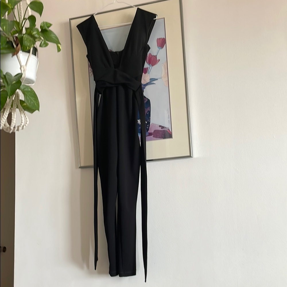 Nookie Black Sleeveless Jumpsuit